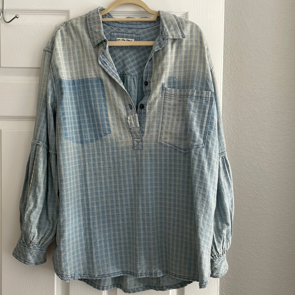 Fabulous, extra large, cotton pirate sleeve top